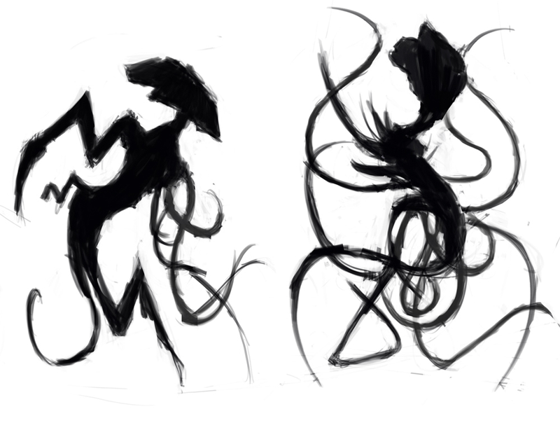 Early art of the new aliens